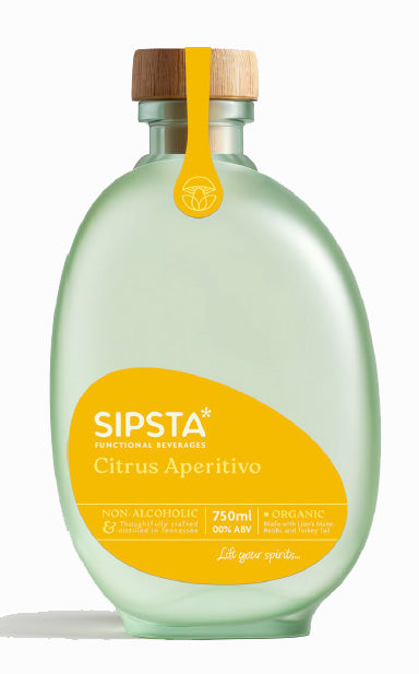Sipsta Citrus Aperitivo- Italian-style aperitivo with natural vitality boost